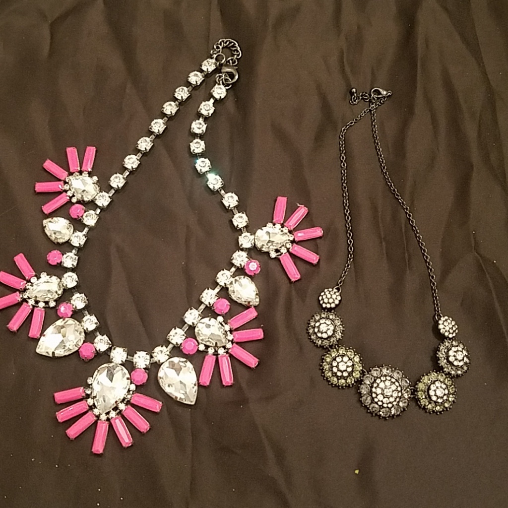 2 Costume Jewelry Necklaces